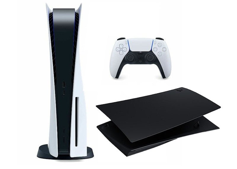 sony playstation 5 ps5 disc console with ps5 console cover (us plug) 1000032115/1000029754 Sony Playstation 5 PS5 Disc Console with PS5 Console Cover (US Plug) 1000032115/1000029754