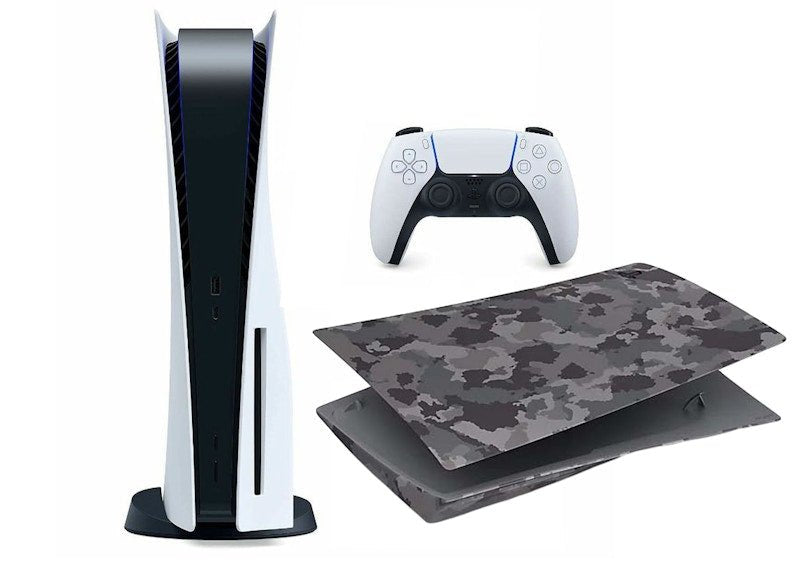 sony playstation 5 ps5 disc console with ps5 console cover (us plug) 1000032115/1000031418 Sony Playstation 5 PS5 Disc Console with PS5 Console Cover (US Plug) 1000032115/1000031418