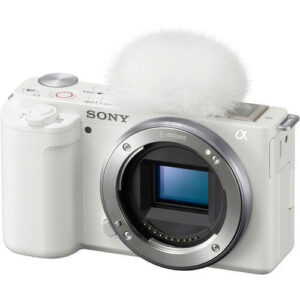 zv e10 mirrorless camera body white (ilczv e10)