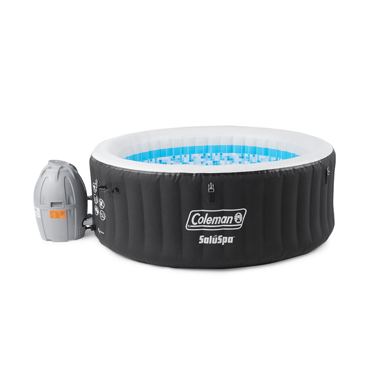 spa gonflable rond en vinyle noir À 4 jets pour 4 personnes bestway spa gonflable rond en vinyle noir À 4 jets pour 4 personnes bestway