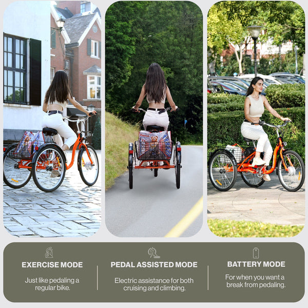 super handy gut162 eco ride all terrain electric tricycle 330 lbs super handy gut162 eco ride all terrain electric tricycle 330 lbs