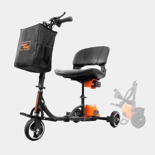 superhandy foldable all terrain gut112 mobility scooter 48v 2ah battery