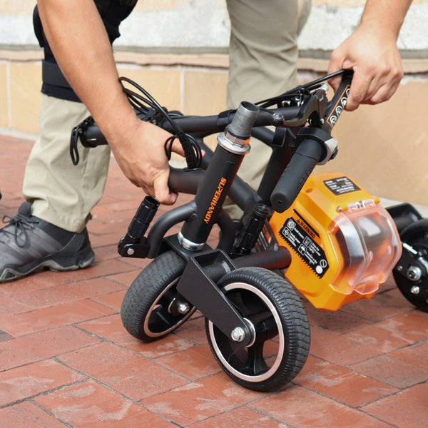 superhandy foldable all terrain gut112 mobility scooter 48v 2ah battery