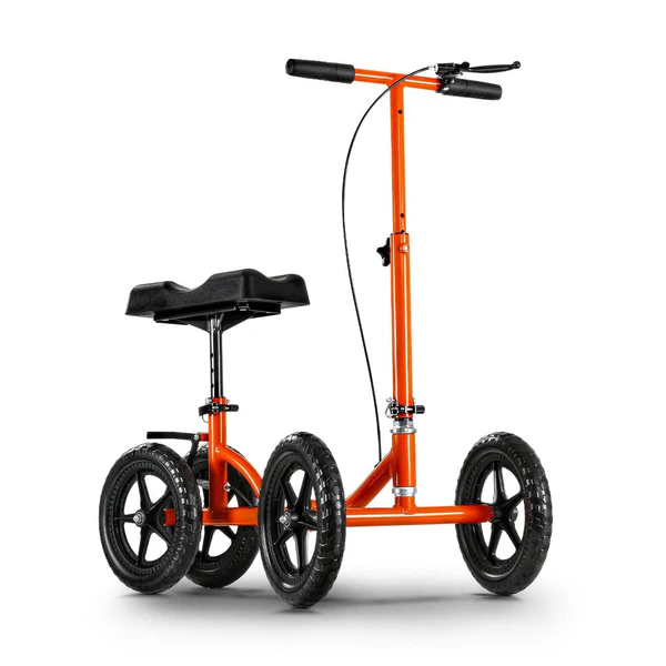 super handy gut148 aluminum height adjustable knee walker