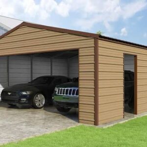 versatube 24x24x9 frontier steel garage kit