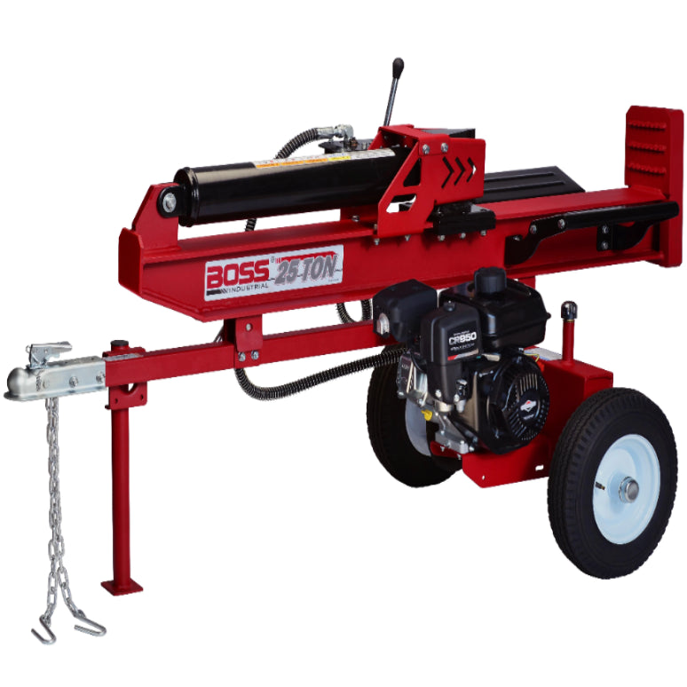 boss industrial 27 ton gas log splitter wd27t bundle boss industrial 27 ton gas log splitter wd27t bundle