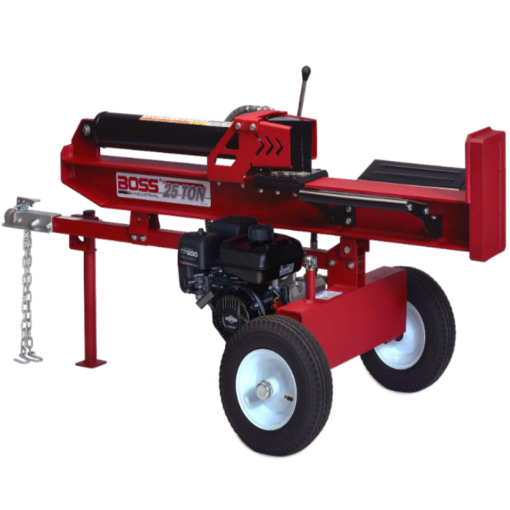 boss industrial 27 ton gas log splitter wd27t bundle boss industrial 27 ton gas log splitter wd27t bundle