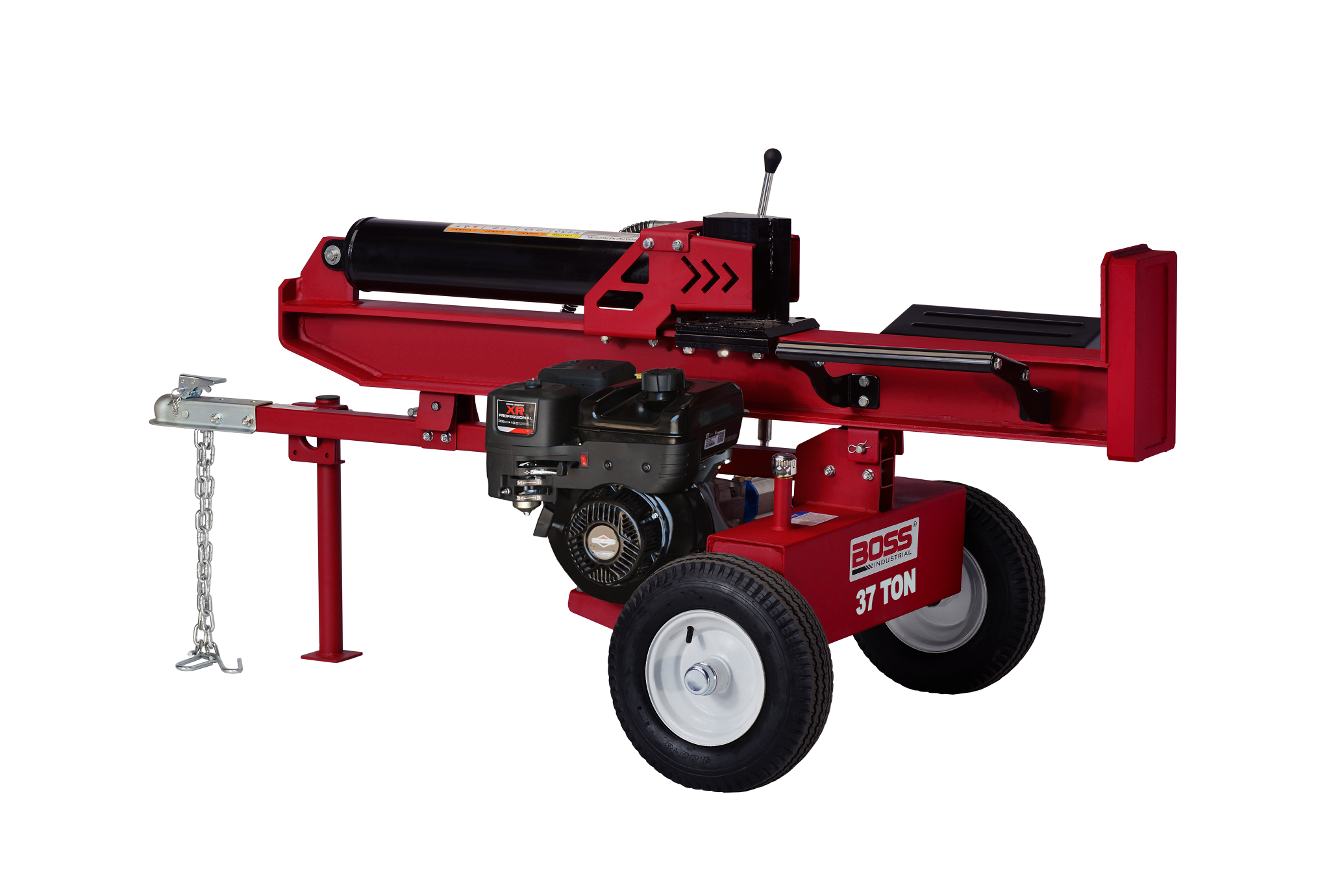 boss industrial 37 ton horizontal/vertical gas log splitter (wd37t)