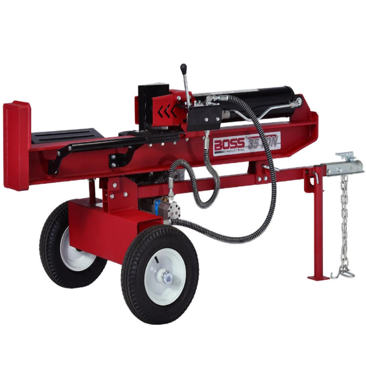 boss industrial 37 ton gas log splitter wd37t bundle boss industrial 37 ton gas log splitter wd37t bundle