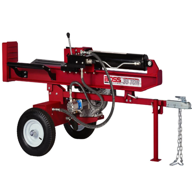 boss industrial 37 ton gas log splitter wd37t bundle boss industrial 37 ton gas log splitter wd37t bundle