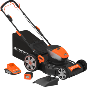 yard force yf60vrx lawn mower 21″ w/ lithium ion battery and fast charger 60v new