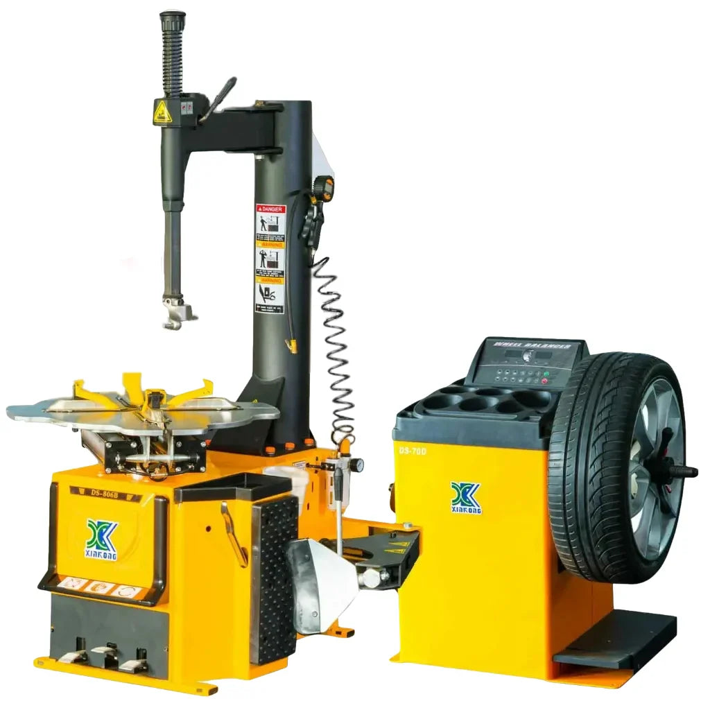 1.5 hp tire changer wheel balancer machine combo rim clamp 14″ 28″