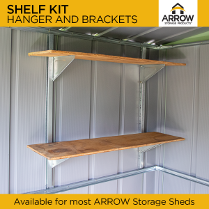 Arrow 10 ft x 14 ft Lexington Galvanized Steel Storage Shed A3