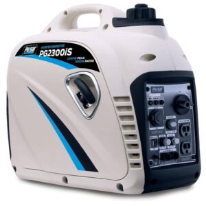 pulsar 2,300 watt/1,800 watt gasoline powered recoil start inverter generator