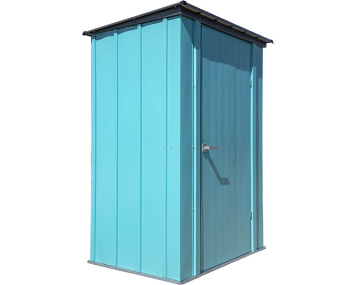 arrow 4×3 spacemaker patio shed kit – teal arrow 4×3 spacemaker patio shed kit – teal