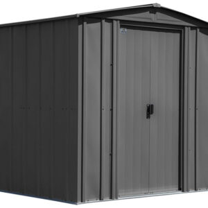 arrow 6×5 classic steel shed kit – charcoal