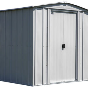 arrow 6×5 classic steel shed kit – flute gray