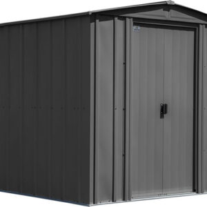 arrow 6×7 classic steel shed kit – charcoal