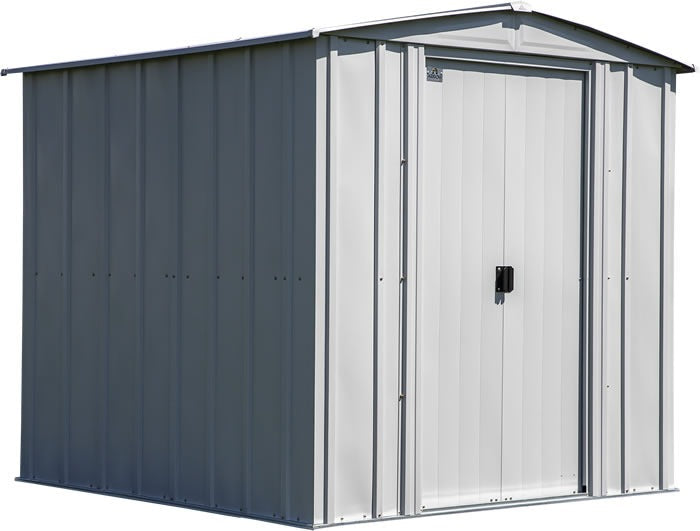 arrow 6×7 classic steel shed kit – flute gray arrow 6×7 classic steel shed kit – flute gray