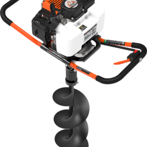 yard force earth auger 8″ gas powered 2 cycle yf52 8 new