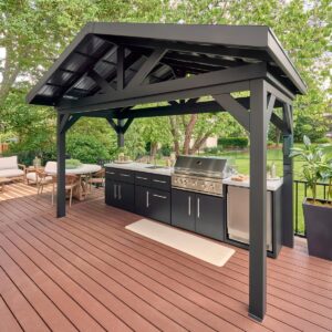 lancaster linear outdoor kitchen