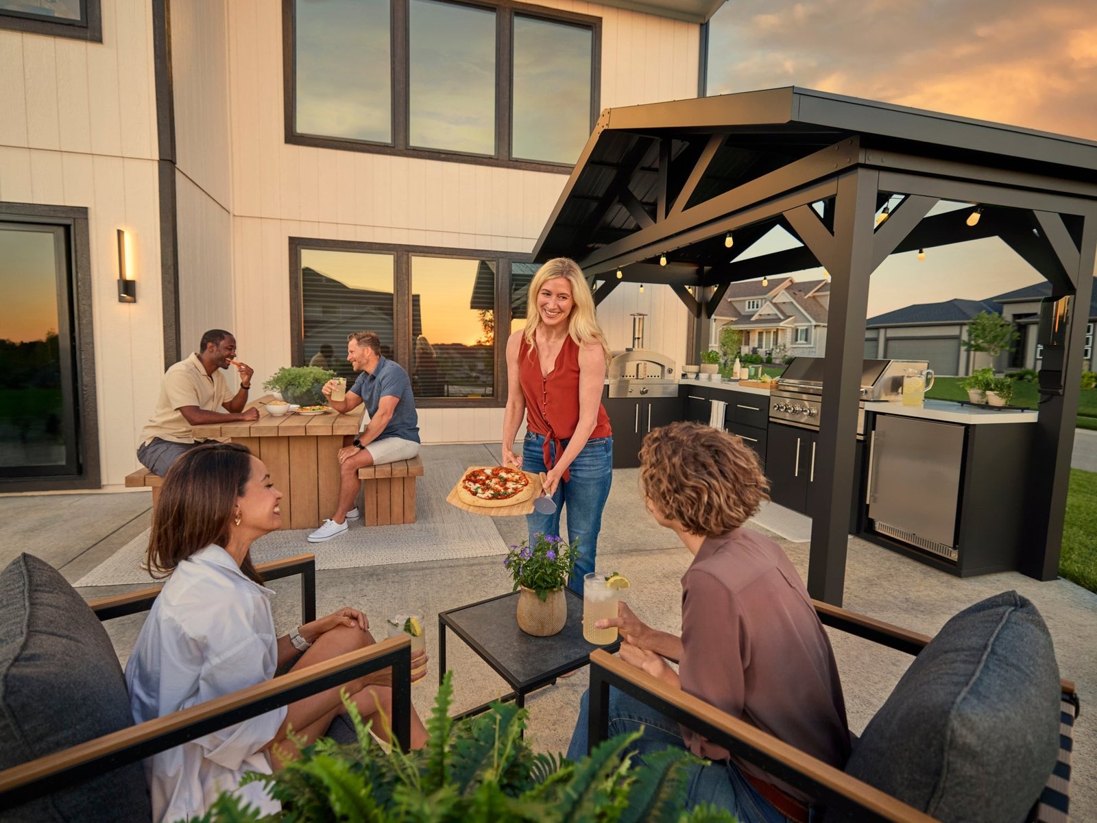lancaster l shape outdoor kitchen lancaster l shape outdoor kitchen
