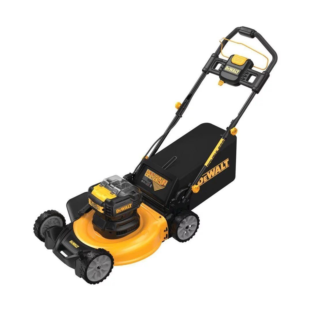 dewalt 2x20v max lithium ion cordless brushless 21.5 inch walk behind self propelled mower