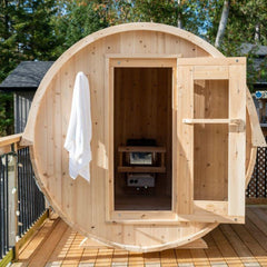 dundalk canadian timber harmony barrel sauna ctc22w