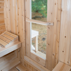 dundalk canadian timber serenity barrel sauna ctc2245w dundalk canadian timber serenity barrel sauna ctc2245w