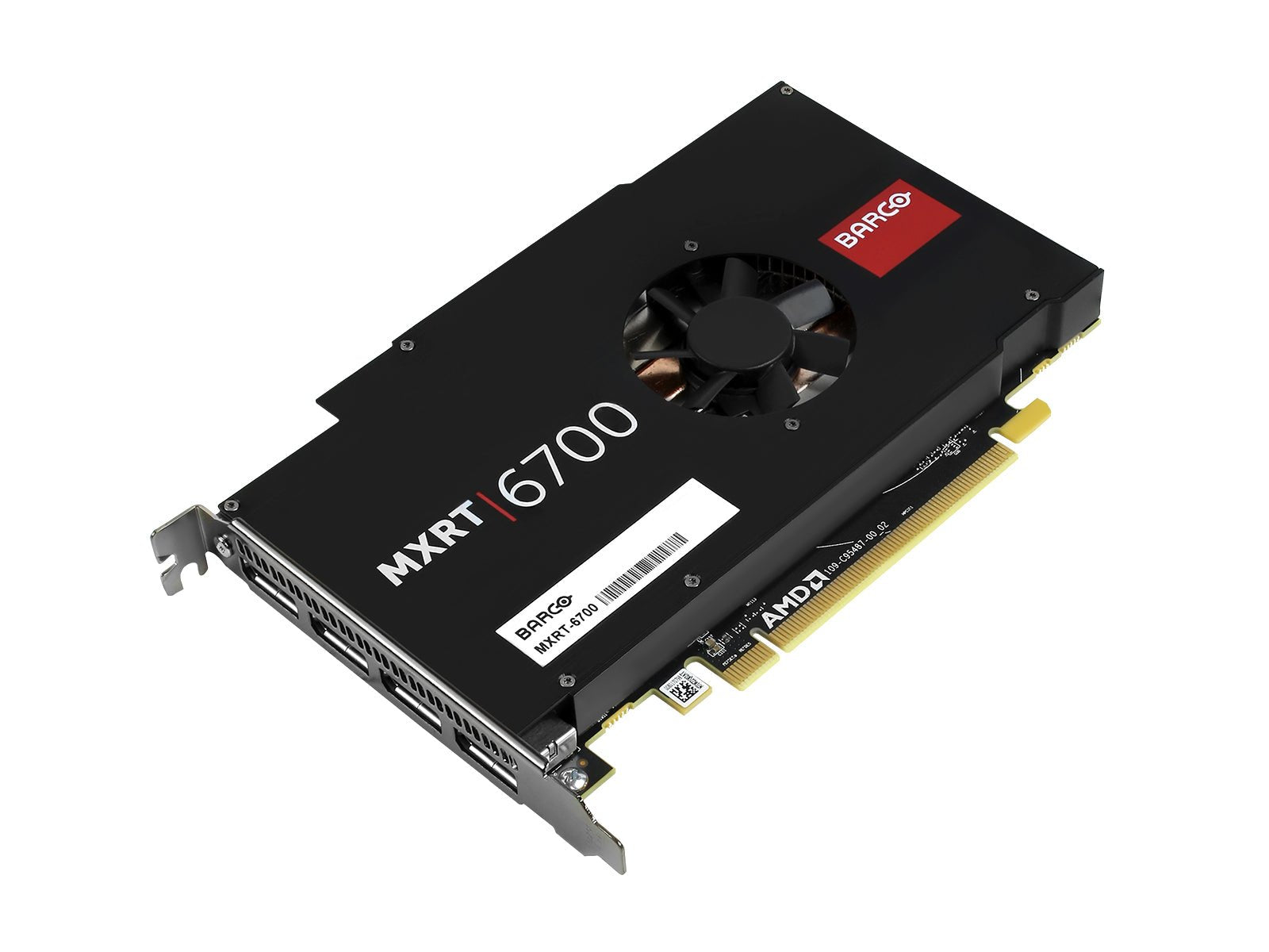 barco mxrt 6700 8gb quad head 4dp medical graphics card (k9306047)