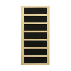 dynamic sauna heming 2 person corner low emf (under 8mg) far infrared sauna (canadian hemlock)