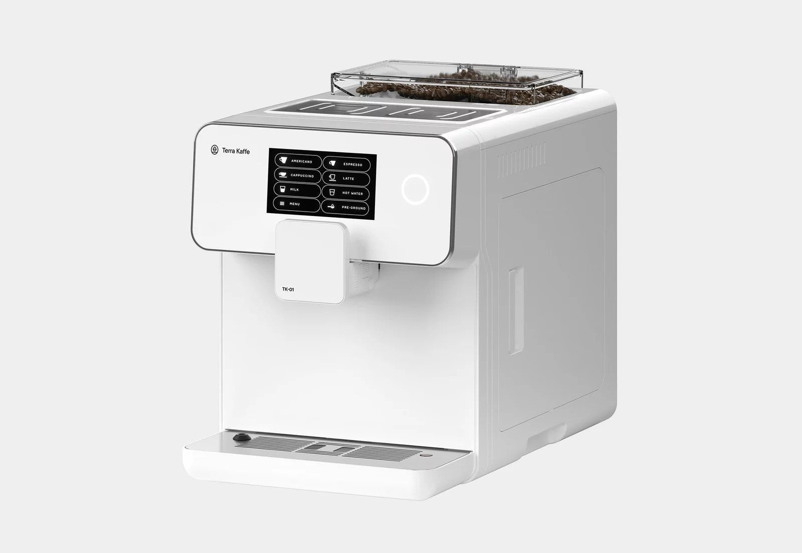 terra kaffe tk 01 espresso machine – white terra kaffe tk 01 espresso machine – white