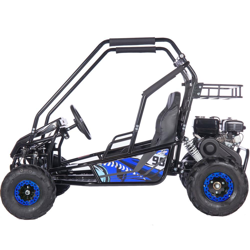 mototec mud xl 212cc 2 seat go kart full suspension