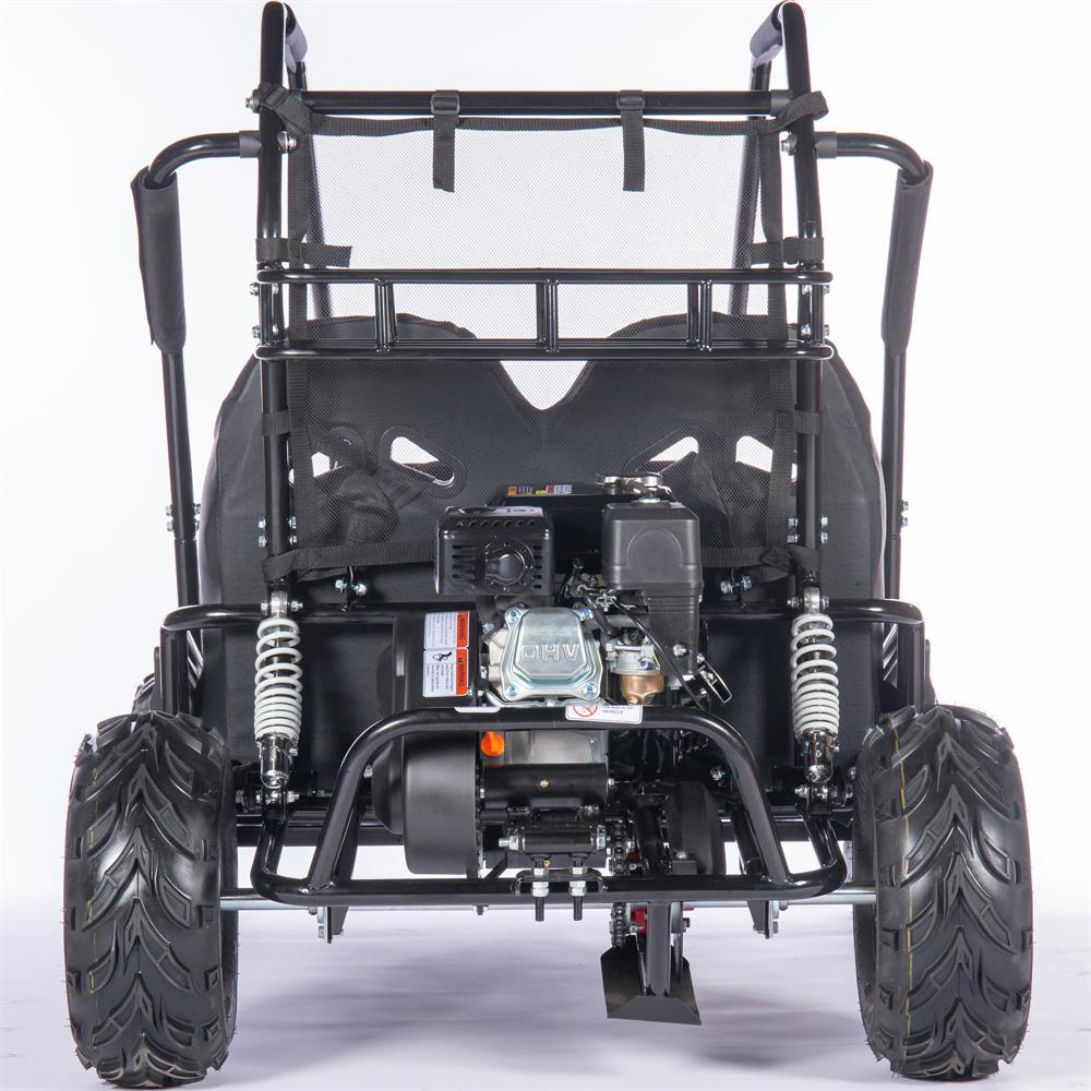 mototec mud xl 212cc 2 seat go kart full suspension