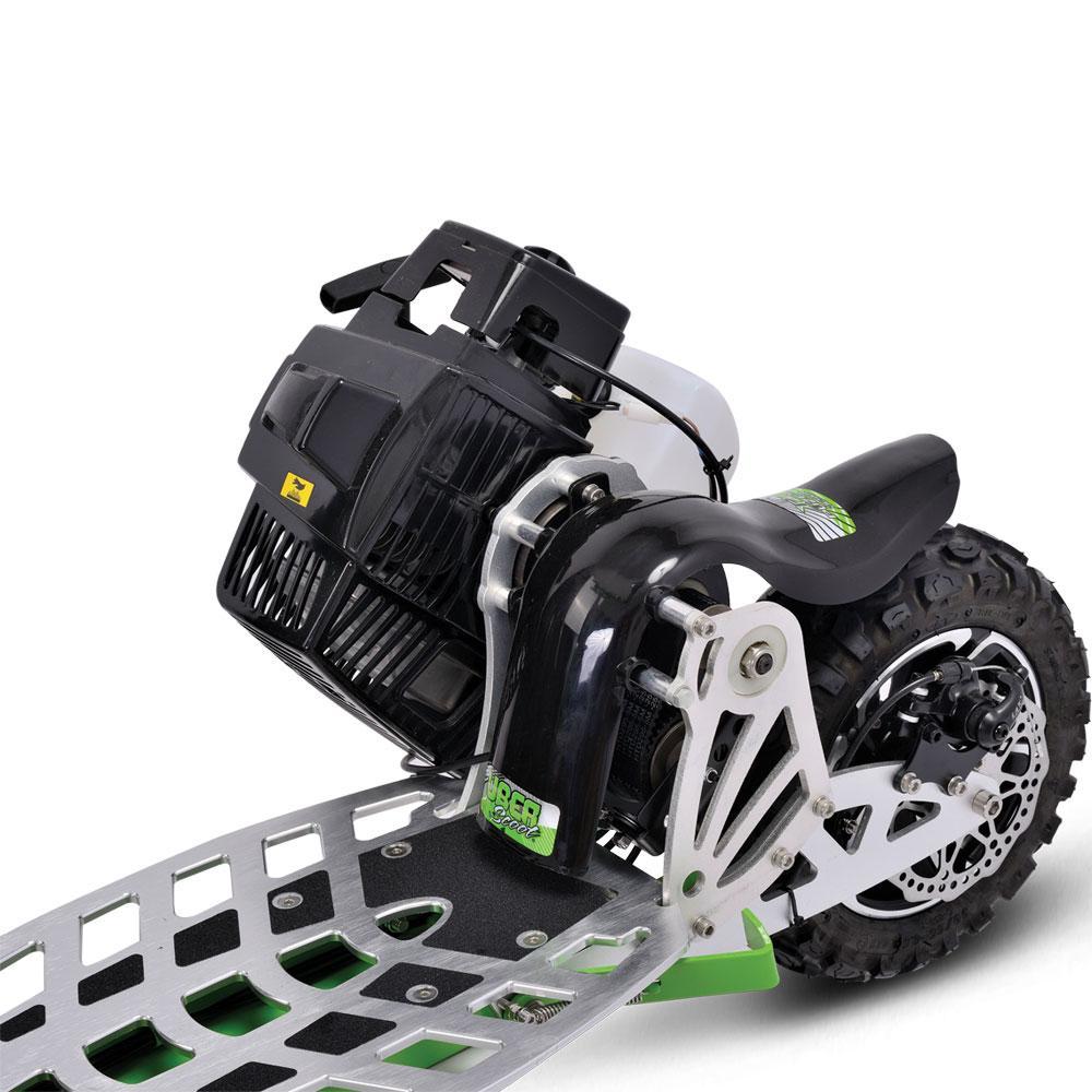 mototec uberscoot evo 70x green speed gas scooter