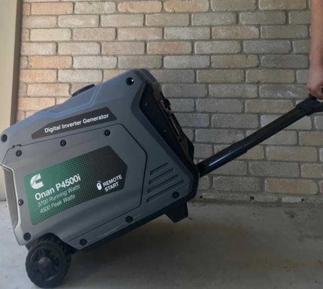 cummins p4500i 3700w/4500w onan a058u955 remote start portable gas inverter generator new