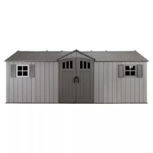 lifetime 15 ft. x 8 ft. outdoor storage shed