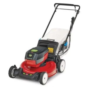 21 in. recycler smartstow 60 volt lithium ion brushless cordless battery walk behind mower rwd 5.0 ah w/ battery&charger