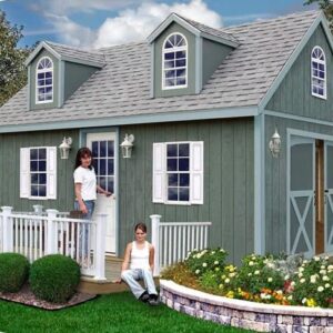 best barns sheds & storage arlington 12′ x 16′ wood storage shed kit installation included
