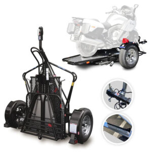 single ride up srl stand up™ motorcycle trailer