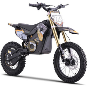 mototec 48v pro electric dirt bike 1600w lithium in stock – orange