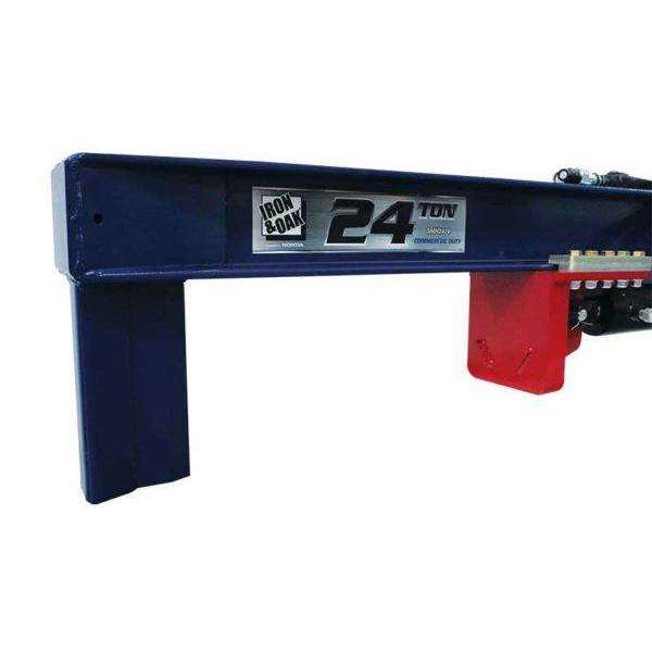 24 ton iron & oak upside down skid steer log splitter attachment (smh2419)