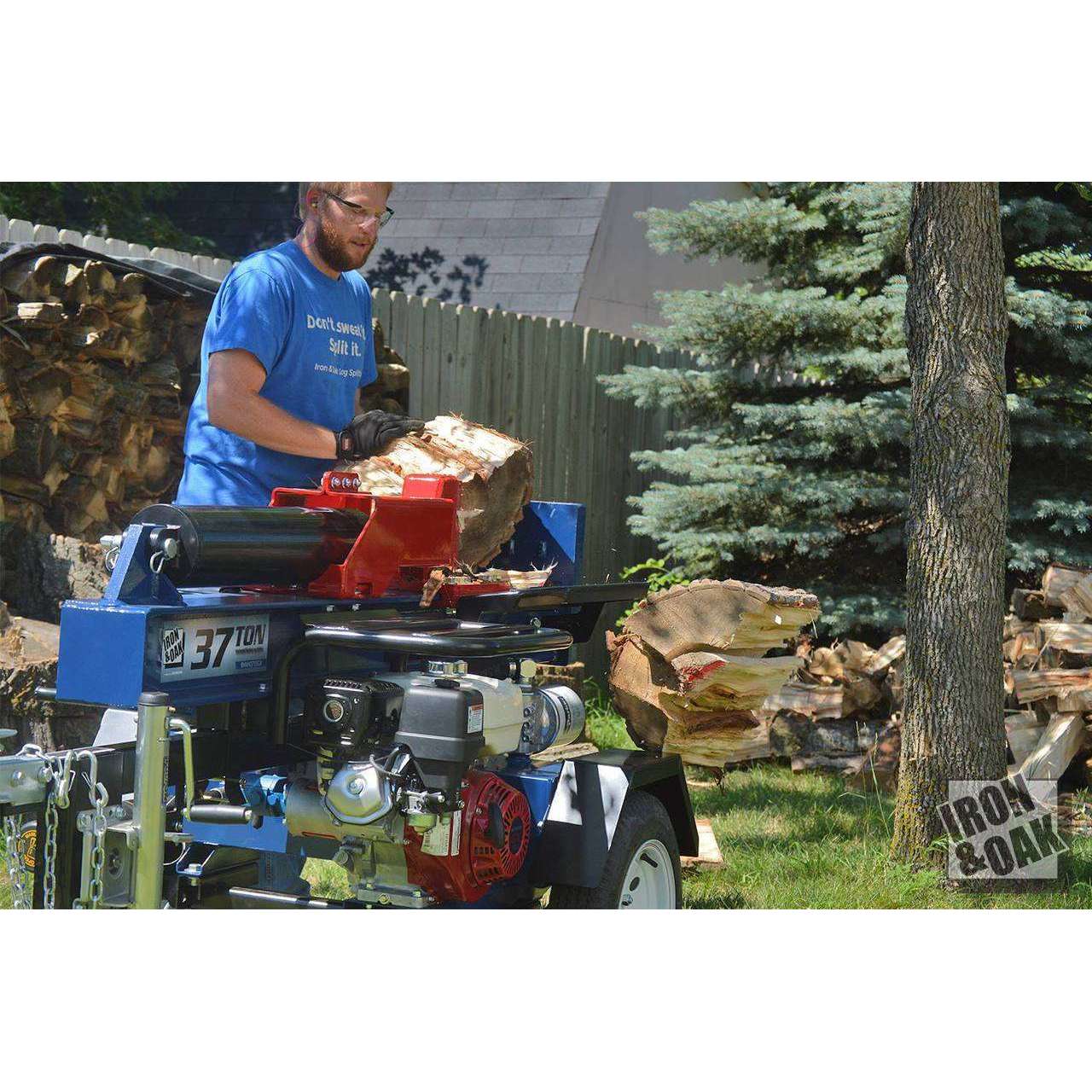 iron and oak 37 ton log splitter (bhvh3716gx) iron and oak 37 ton log splitter (bhvh3716gx)