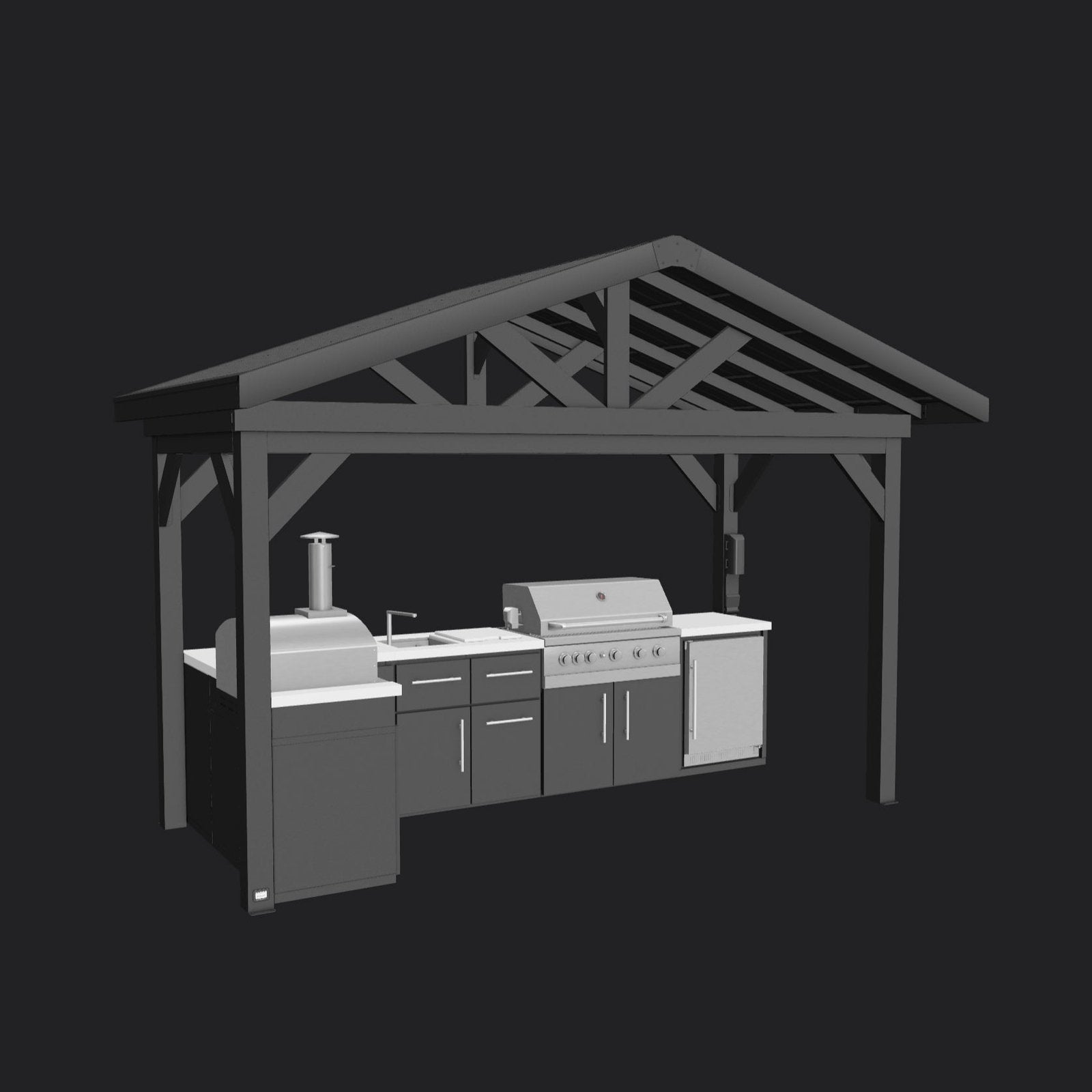 lancaster l shape outdoor kitchen lancaster l shape outdoor kitchen