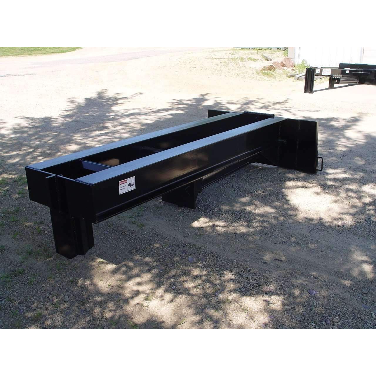 24 ton twin beam upside down skid steer log splitter (tb424)