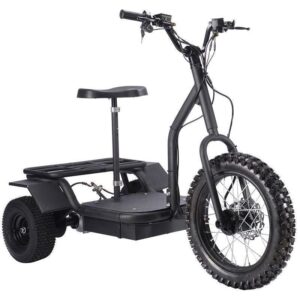 mototec 48v/12ah 1200w transportation 3 wheel mobility scooter mt trk 1200