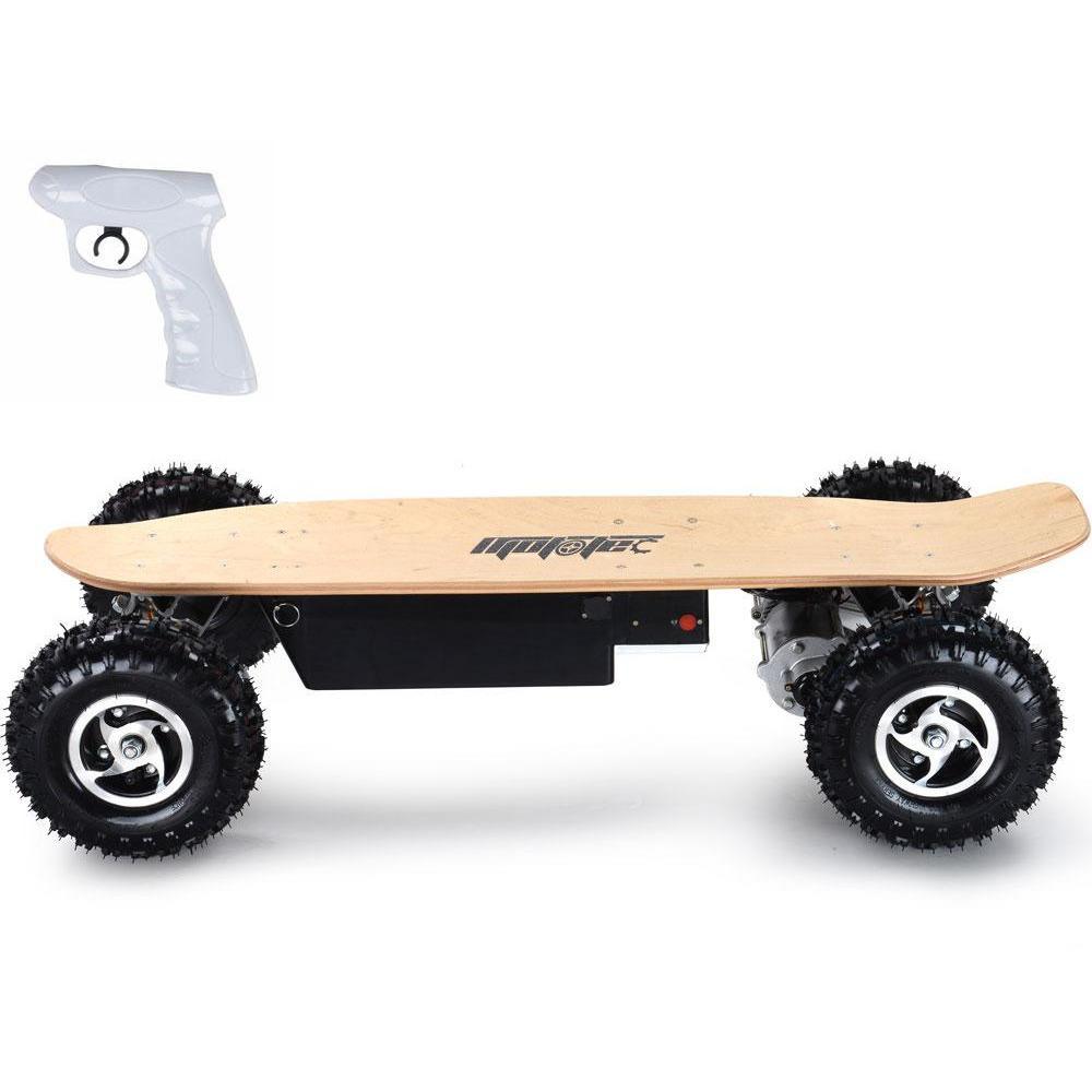 mototec dual motor 36v/14ah 1600w dirt electric skateboard mt skt 1600