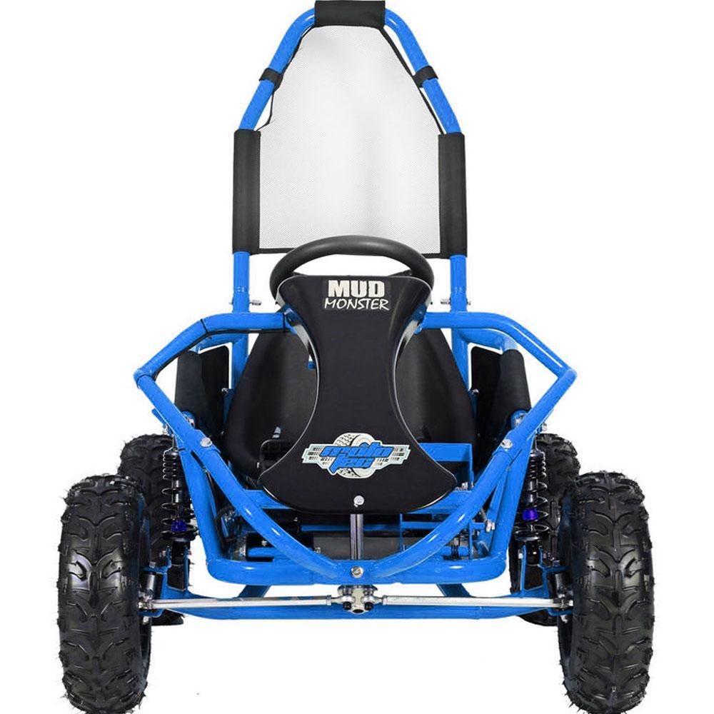 mototec mud monster 48v/12ah 1000w full suspension electric go kart mt gk mud 1000w