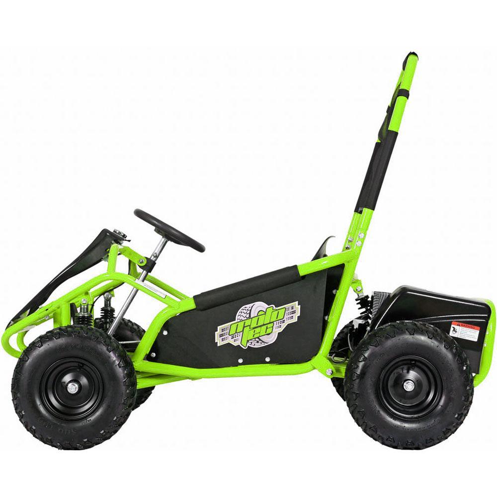 mototec mud monster 48v/12ah 1000w full suspension electric go kart mt gk mud 1000w