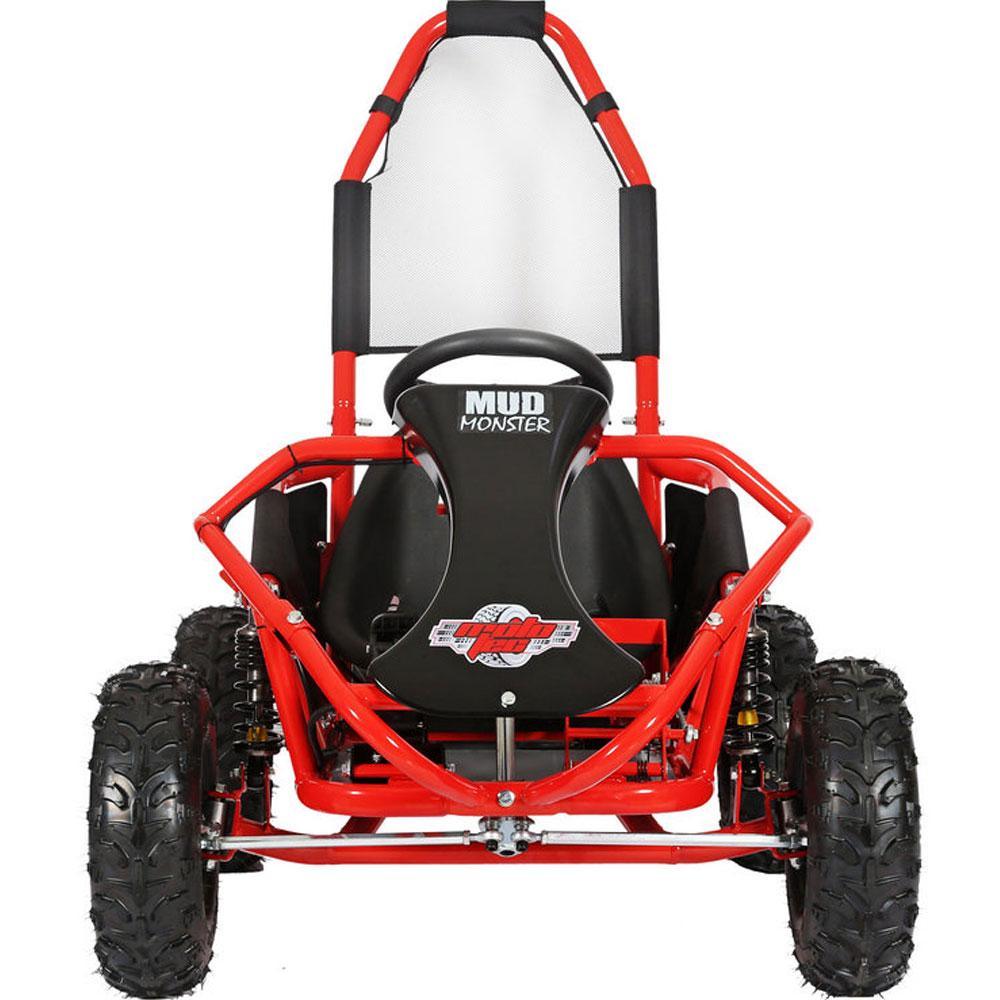 mototec mud monster 48v/12ah 1000w full suspension electric go kart mt gk mud 1000w